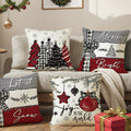 Housse de coussin décorative Noël Cosy